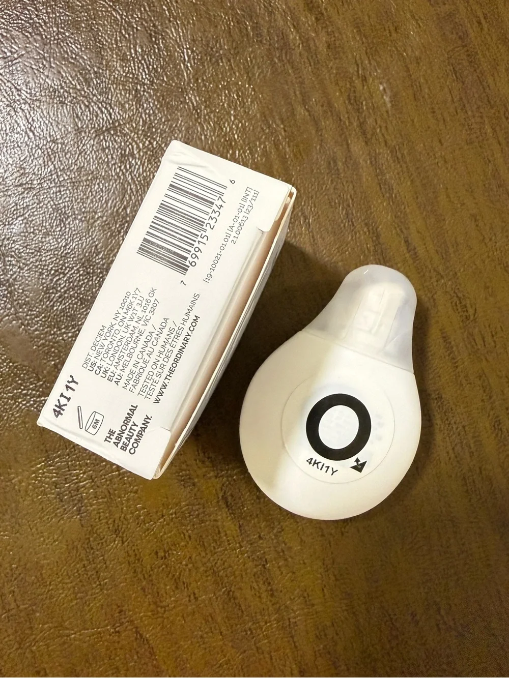 The Ordinary Squalane + Amino Acids Lip Balm 0.5fl.oz./15ml Full Size